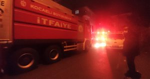 Apartman dairesinde yangın paniği