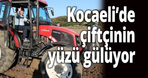 Kocaeli’de çiftçinin yüzü gülüyor