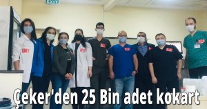 Çeker'den 25 Bin adet kokart