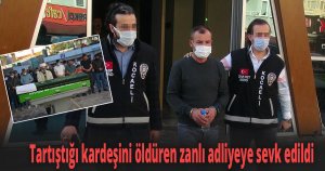 Ağabeyi adliyeye sevk edildi, kardeşi ise son yolculuğuna uğurlandı