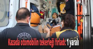  Kazada otomobilin tekerleği fırladı