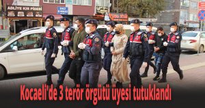  Kocaeli'de 3 terör örgütü üyesi tutuklandı
