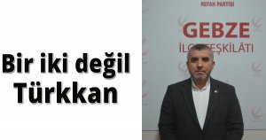 Bir iki değil Türkkan