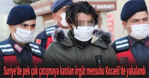 Suriye'de pek çok çatışmaya katılan örgüt mensubu Kocaeli'de yakalandı
