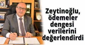 Zeytinoğlu ödemeler dengesi verilerini değerlendirdi,