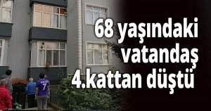 4. katın balkonundan düştü