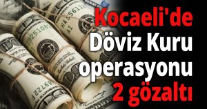 Kocaeli'de Döviz Kuru operasyonu