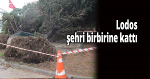 Lodos şehri birbirine kattı