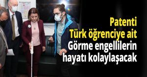 Patenti Türk öğrenciye ait