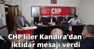 CHP’liler Kandıra’dan iktidar mesajı verdi
