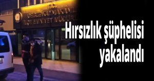 Hırsızlık şüphelisi yakalandı