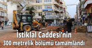  İstiklal Caddesi’nin 300 metrelik bölümü tamamlandı