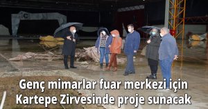  Genç mimarlar fuar merkezi için Kartepe Zirvesinde proje sunacak