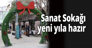 Sanat Sokağı yeni yıla hazır