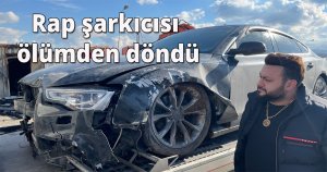 Rap şarkıcısı klip çekimine giderken ölümden döndü
