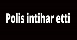 Polis intihar etti