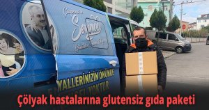Çölyak hastalarına glutensiz gıda paketi
