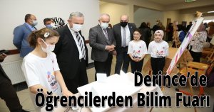 Derince’de Öğrencilerden Bilim Fuarı
