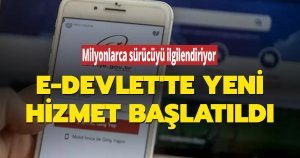 Milyonlarca sürücüyü ilgilendiriyor