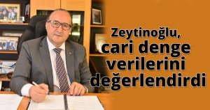 Zeytinoğlu cari denge verilerini değerlendirdi