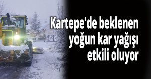 Kartepe'de beklenen yoğun kar yağışı etkili oluyor