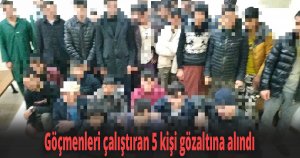 37 göçmen yakalandı