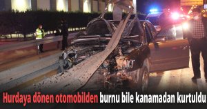 Burnu bile kanamadı