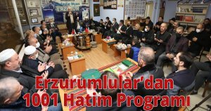 Erzurumlular’dan 1001 Hatim Programı