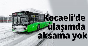 Kocaeli’de ulaşımda aksama yok
