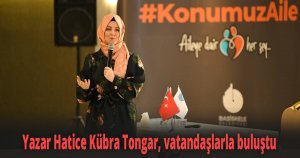 Yazar Hatice Kübra Tongar, vatandaşlarla buluştu