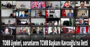 TOBB üyeleri, sorunlarını TCMB Başkanı Kavcıoğlu'na iletti