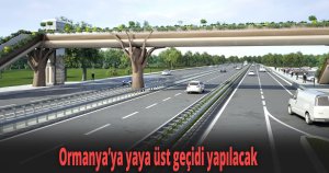  Ormanya’ya yaya üst geçidi yapılacak