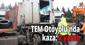 TEM Otoyolu'nda kaza