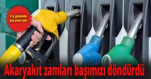 Akaryakıt zamları başımızı döndürdü