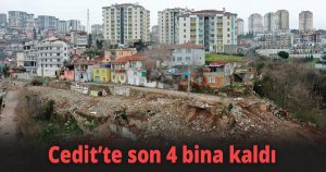 Cedit’te son 4 bina kaldı