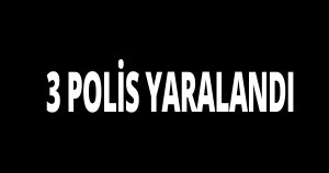 3 POLİS YARALANDI