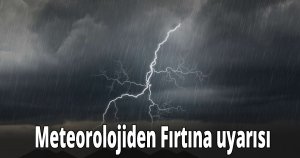 Fırtına uyarısı