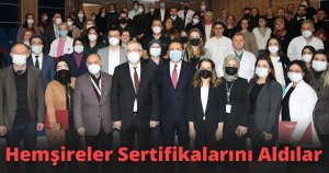Hemşireler Sertifikalarını Aldılar