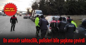 Plakayı kalemle değiştirdi, 2 ehliyeti de sahte çıktı