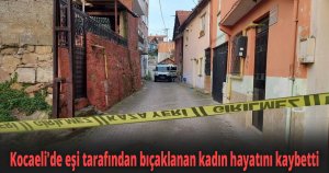 Eşini öldürüp kaçtı