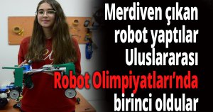 Merdiven çıkan robot yaptılar