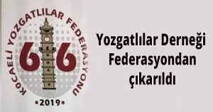Yozgatlılar derneği Federasyondan çıkarıldı