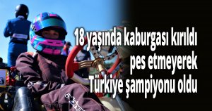 18 yaşında kaburgası kırıldı, pes etmeyerek Türkiye şampiyonu oldu