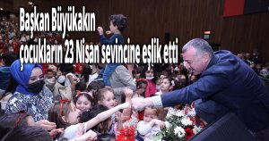 Başkan Büyükakın çocukların 23 Nisan sevincine eşlik etti