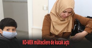 KO-MEK mültecilere de kucak açtı