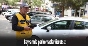 Bayramda parkomatlar ücretsiz