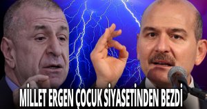 MİLLET ERGEN ÇOCUK SİYASETİNDEN BEZDİ 