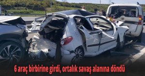 TEM’de zincirleme kaza