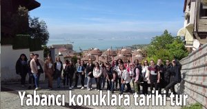 Yabancı konuklara tarihi tur