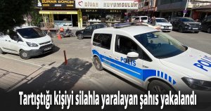 Tartıştığı kişiyi silahla yaralayan şahıs yakalandı